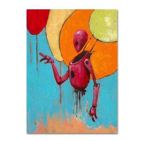 Craig Snodgrass 'Red Junk Robot' Canvas Art,35x47